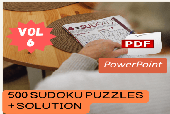 500 Sudoku Puzzles Book Vol6: Your KDP and Etsy Power Pack