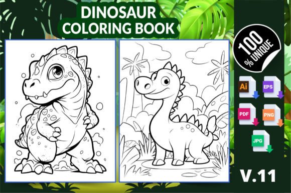 Creating a Market-Ready Dinosaur Coloring Book with KDP Interior V11