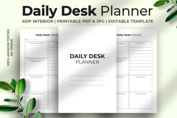Daily Desk Planner KDP Interior: A Practical Tool for Productivity and Publishing