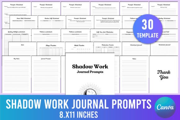Editable Shadow Work Journal Prompts for KDP Success