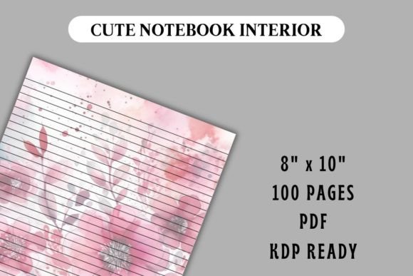 Floral Watercolor 6 Journal Interior