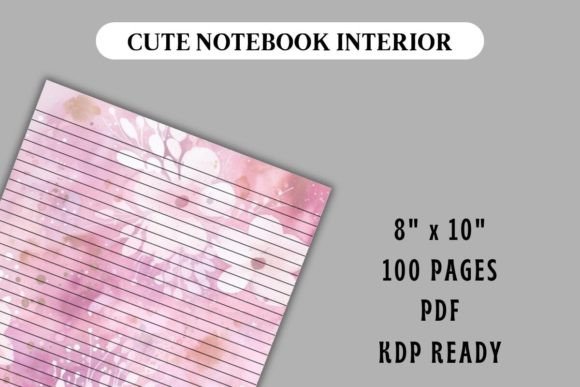 Floral Watercolor 7 Journal Interior: A Practical, Ready-to-Upload Notebook for Creators