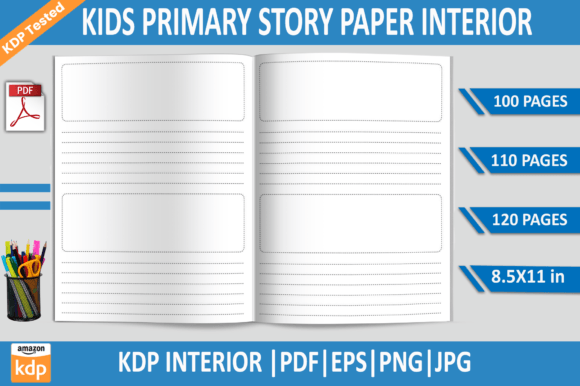 Kids Primary Story Paper KDP Interior Guide