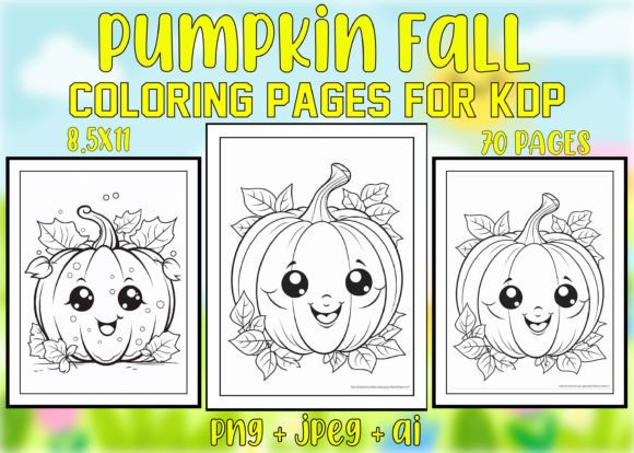 Pumpkin Fall Coloring Pages for KDP: Build a Profitable Seasonal Interior for Your Amazon Publishing Business