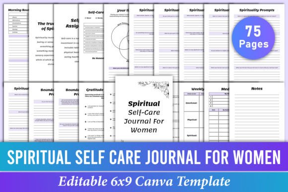 Spiritual Self Care Journal for Women: A Practical Guide to Daily Reflection, Boundaries, and Growth