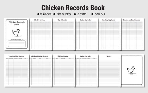 Strategic Flock Management with the Chicken Records Book KDP Interior