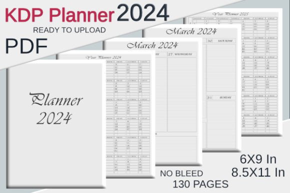 The Complete Guide to KDP Planner Interiors: 130 Pages of Weekly Spreads and Notes Pages for Amazon KDP