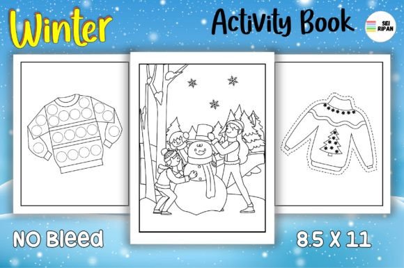 Winter Activity Book for Kids - 02: A Versatile Resource for Parents, Educators, and Creators
